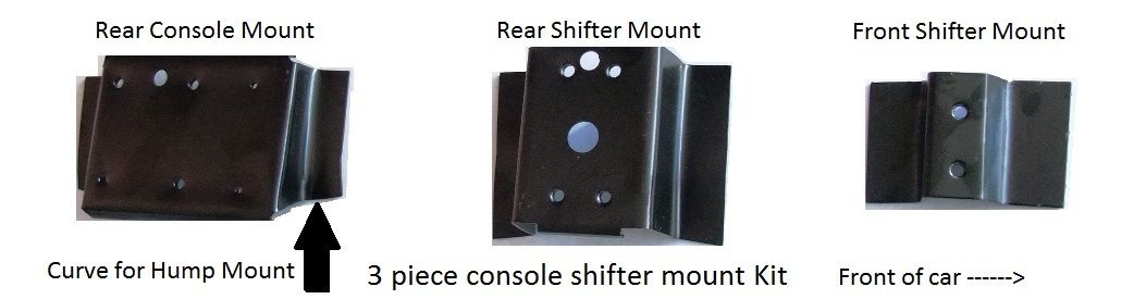 78-88 Regal / Cutlass 3 piece floor shifter console mount conversion bracket kit 78-88 Regal / Cutlass 3 piece floor shifter console mount conversion bracket kit